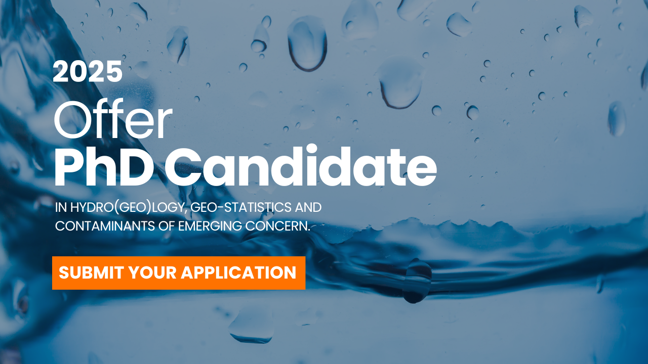 PhD Candidate in Hydro(Geo)logy and Contaminants of Emerging Concern